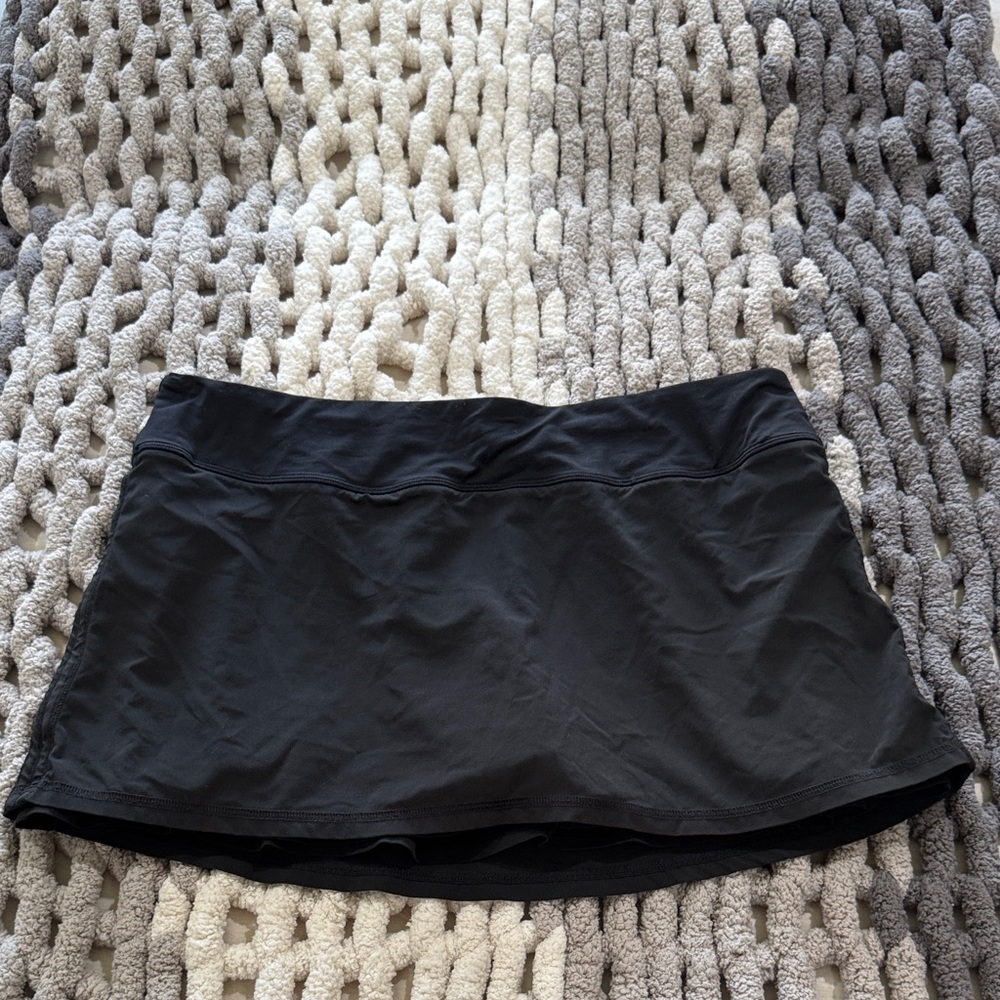 lululemon athletica Black Athletic Skort